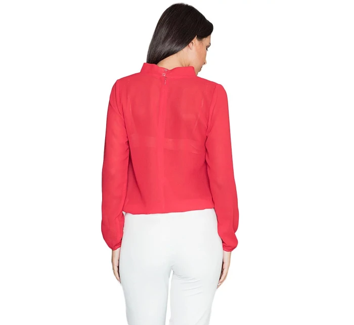 Dámska blúzka M543 Červená - Figl