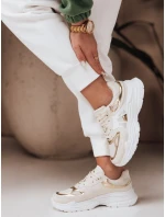 Dámské sportovní tenisky beige Dstreet model 21983277 - FashionStreet