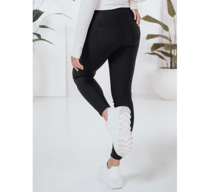 Dámské push up legíny kalhoty černé model 21991621 - Dstreet