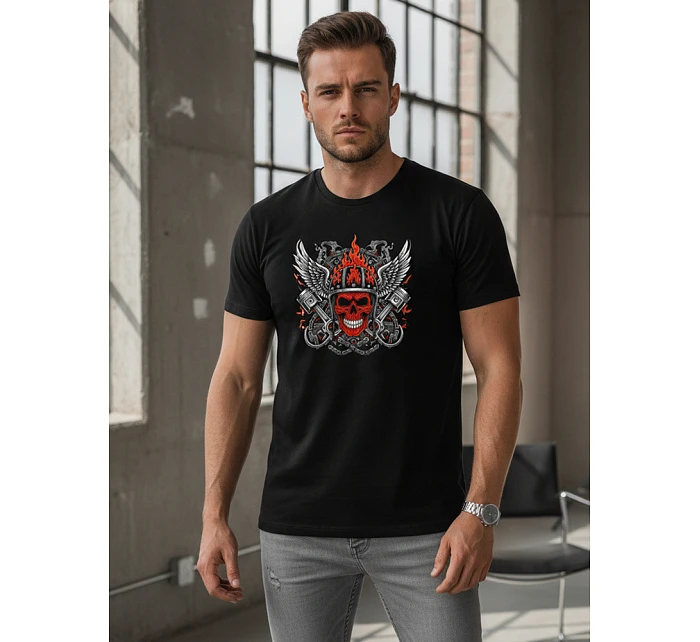 Koszulka męska z nadrukiem model 22084575 - FashionStreet Koszulka męska z nadrukiem model 22084575 - FashionStreet