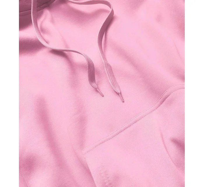 Ružová dámska tepláková mikina (W02-20) Ružová dámska tepláková mikina (W02-20)