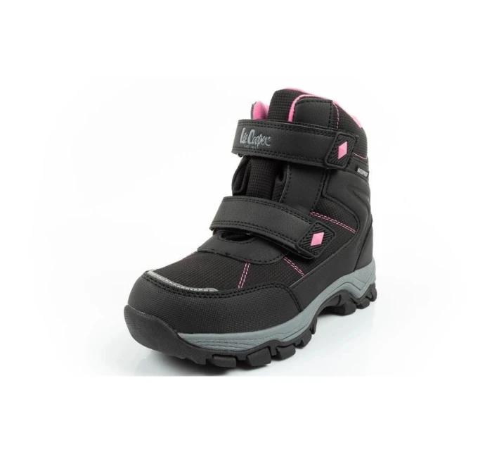 Detské zimné snežnice Lee Cooper vodotesné zateplené čierne Detské zimné snežnice Lee Cooper vodotesné zateplené čierne