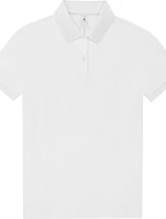 B&C My Polo 210 /women Dámske polo tričko z hrubej bavlny 01.W463 biele