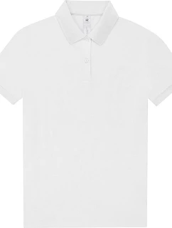 B&C My Polo 210 /women Dámske polo tričko z hrubej bavlny 01.W463 biele