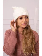 Dámska čiapka Majka K376 ecru Dámska čiapka Majka K376 ecru