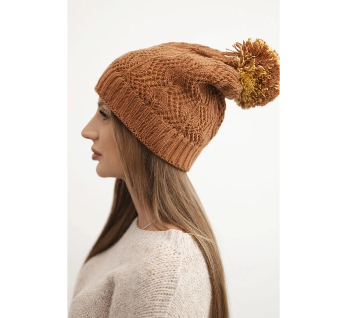 Fleecová čepice Marta K231 ecru