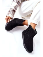 Śniegowce Ocieplane Futerkiem Czarne Vicandi Śniegowce Ocieplane Futerkiem Czarne Vicandi