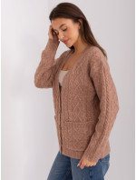 Sweter AT SW 2358.31 jasny brązowy