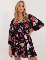 Šaty DHJ SK 19861 4.28 čierno-červené