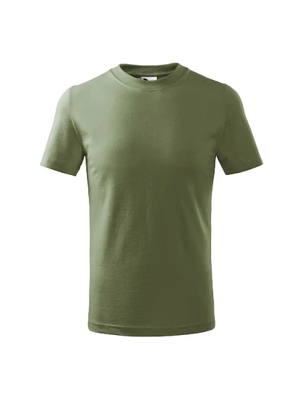 Basic tričko dětské khaki
