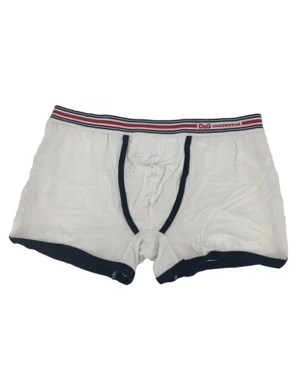 Pánske boxerky DGFBM30564 biela s pruhama - Dolce & Gabbana