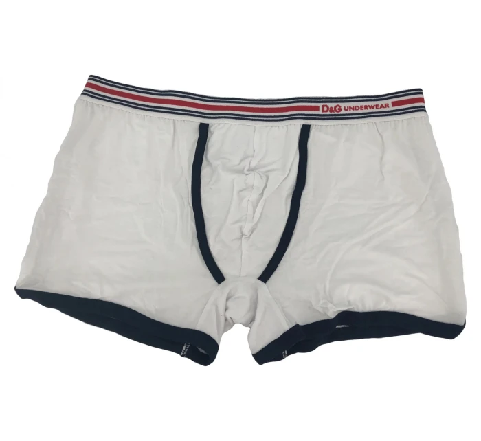 Pánske boxerky DGFBM30564 biela s pruhama - Dolce & Gabbana