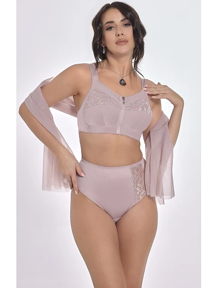 Měkká podprsenka s kosticí Zuza I  pink model 21273780 - Viki