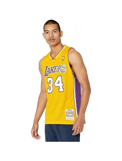 Los Angeles Lakers NBA Swingman Home Jersey Lakers 99 pánské model 19549569 - Mitchell & Ness Los Angeles Lakers NBA Swingman Home Jersey Lakers 99 pánské model 19549569 - Mitchell & Ness