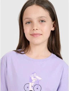 Dievčenské tričko s potlačou 4F4FJRSS25TTSHF2645-52S