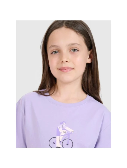 Dievčenské tričko s potlačou 4F4FJRSS25TTSHF2645-52S