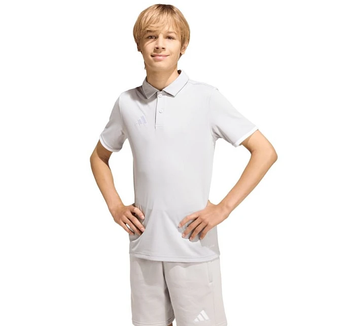 Detské tričko adidas Entrada 26 Polo light grey JZ6628