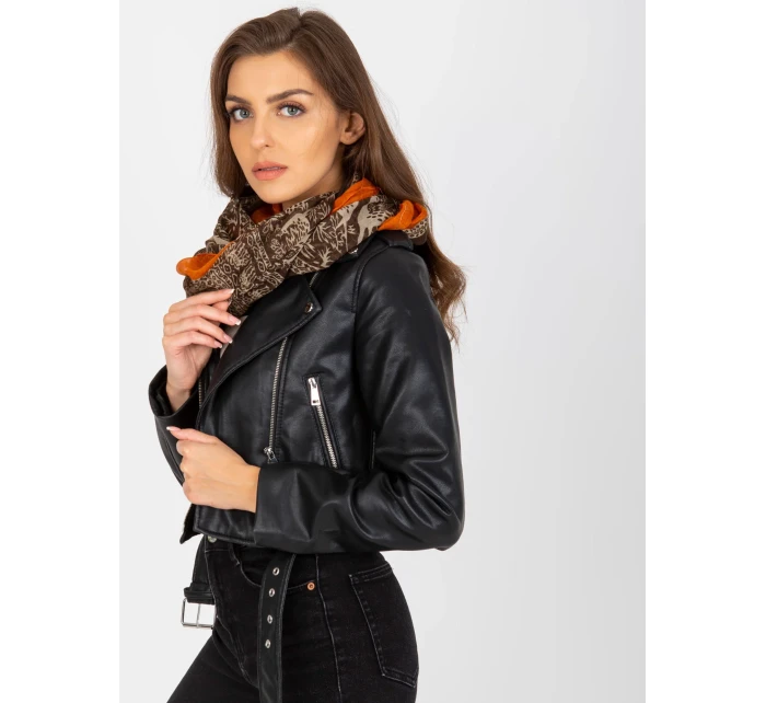 Tunelový šál AT KM 241353.35 hnedá