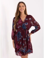 Sukienka IT SK model 21488871 bordowy - FPrice