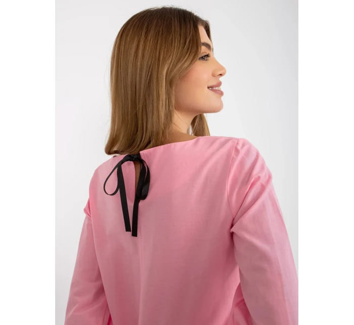 Blúzka LK BZ 506877.15x ružová Blúzka LK BZ 506877.15x ružová