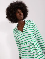 LK SK 509299 šaty.74 biela a zelená LK SK 509299 šaty.74 biela a zelená