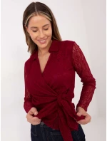 Blúzka MI BZ 92405.67 bordová Blúzka MI BZ 92405.67 bordová