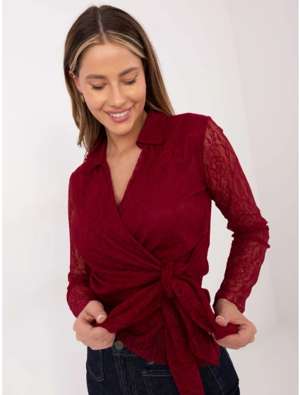 Blúzka MI BZ 92405.67 bordová Blúzka MI BZ 92405.67 bordová