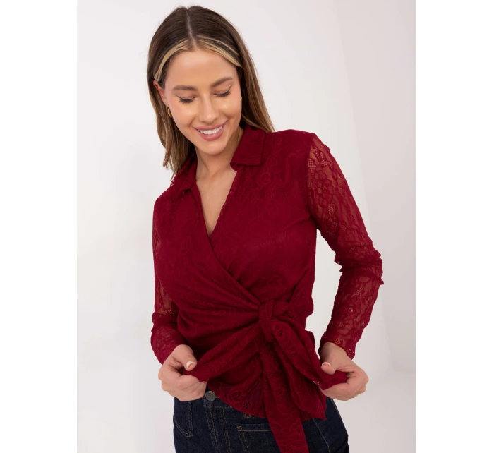 Blúzka MI BZ 92405.67 bordová Blúzka MI BZ 92405.67 bordová