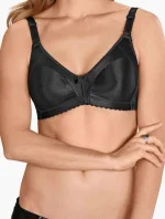 Dámska podprsenka bez kostíc 5063 čierna - Naturana