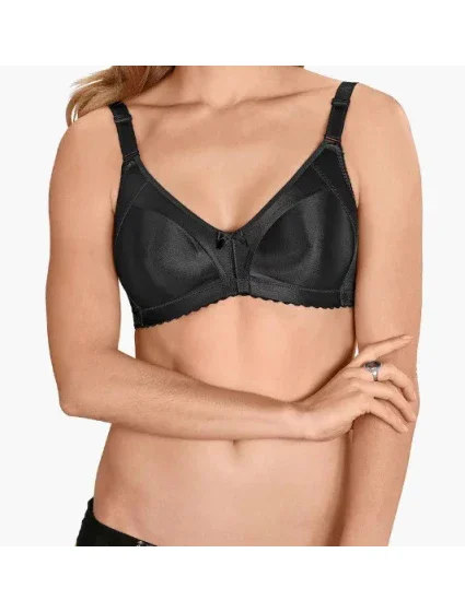 Dámska podprsenka bez kostíc 5063 čierna - Naturana Dámska podprsenka bez kostíc 5063 čierna - Naturana