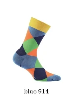 Pánske ponožky Wola Perfect Man vzorované W 94N03 Casual