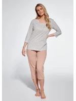 Cornette 767/359 Nadia 3/4 M-2XL dámske pyžamo