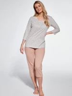 Cornette 767/359 Nadia 3/4 M-2XL dámske pyžamo