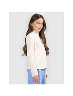 Dívčí fleece s kapucí model 22071464 - 4F