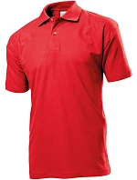 Polo Men Piqué polo model 22477413 scarlet red - Stedman Polo Men Piqué polo model 22477413 scarlet red - Stedman