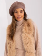 Czapka AT CZ model 18997554 brązowy - FPrice