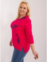 Blúzka RV BZ 9433.81 fuchsiová Blúzka RV BZ 9433.81 fuchsiová