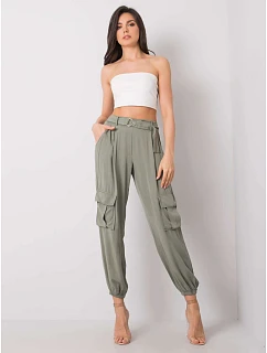 Nohavice TW SP BI 81858.69 v khaki farbe