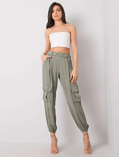 Nohavice TW SP BI 81858.69 v khaki farbe