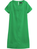 Zelené trapézové šaty (435ART)