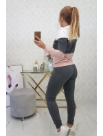 Súprava s potlačou vo farbe ecru+graphite