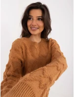 Jumper AT SW 2361.61 svetlohnedý Jumper AT SW 2361.61 svetlohnedý