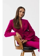 S353 Sako na mieru s jedným gombíkom - slivka S353 Sako na mieru s jedným gombíkom - slivka