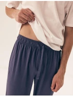 Pánske pyžamové nohavice 2PACK Mode 43030-59X Dark Blue s modrou - Henderson Pánske pyžamové nohavice 2PACK Mode 43030-59X Dark Blue s modrou - Henderson