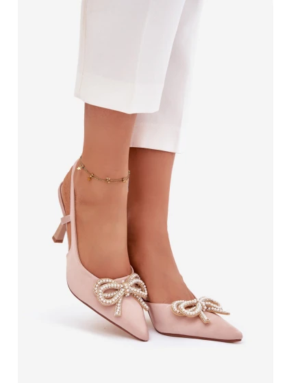 Lodičky s ihlovým podpätkom model 221928 Krok vo veľkom štýle Lodičky s ihlovým podpätkom model 221928 Krok vo veľkom štýle