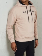 Pánská mikina s potiskem béžová Dstreet model 21975964 - FashionStreet