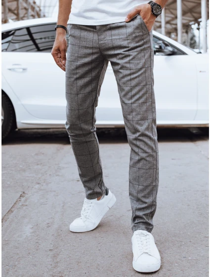 Pánské ležérní tmavě šedé kalhoty Dstreet model 21977286 - FashionStreet