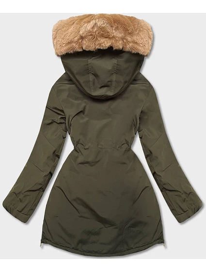 DAMSKA PARKA ZIMOWA KHAKI model 21245131 - CANADA Mountain