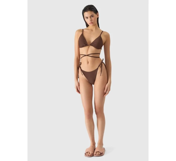 Dámský horní díl plavek model 21430955 Hnědý - 4F
