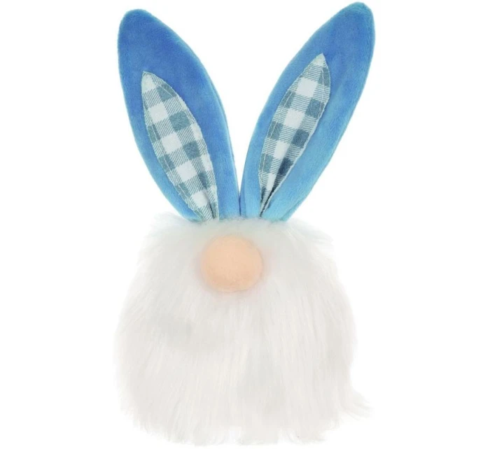 Včelí zajac 18 cm modrá jarná dekorácia detské